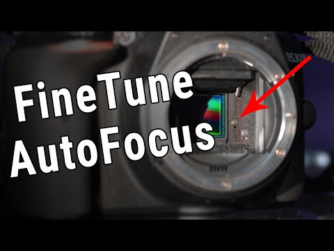 Autofocus Fine-tune Nikon DSLR in body