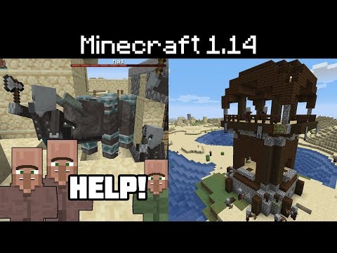 MINECRAFT 1.14  village & pillage - NAZ675 gaming - Video 