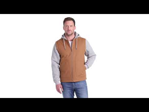 CornerStone® Duck Fleece Full-Zip Hooded Jacket CSJ42