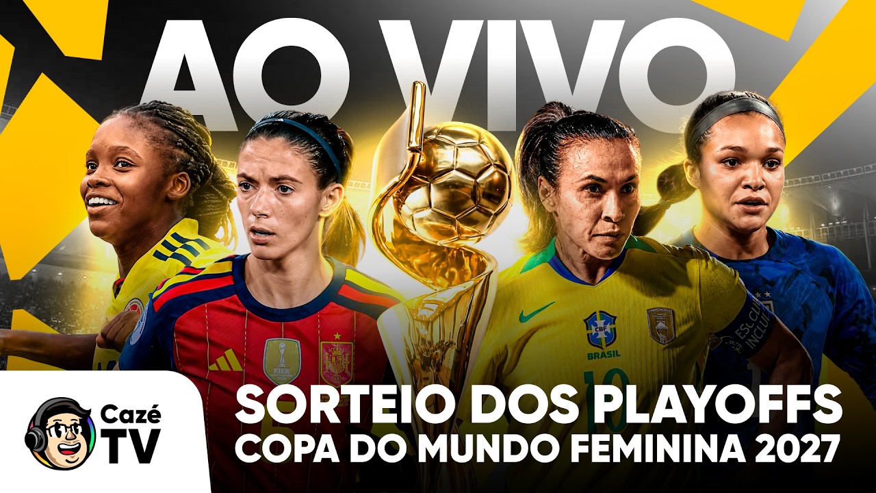 SORTEIO DOS PLAYOFFS DA COPA DO MUNDO FEMININA FIFA 2027