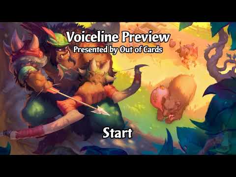 Robin Hood Rexxar Voicelines Preview - Hearthstone Fairy Tale Hero Skin