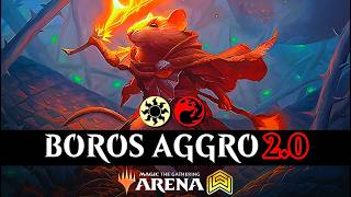 The FASTEST HEADACHE FOR YOUR OPPONENTS to DEAL WITH - MTG Arena Standard Ranked - Boros Aggro 2.0