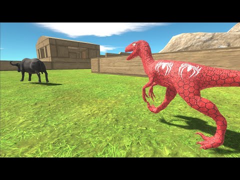 Escape from SPIDERMAN DEINONYCHUS - Animal Revolt Battle Simulator