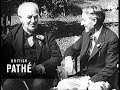 Interview with Thomas Edison on his birthday in 1931