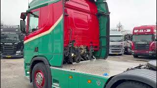 السيارات القاطرة Scania R580 V8 / Full air / Retarder / 315 WB / 635.865 km !! / Full sp | صورة 4 - Autoline