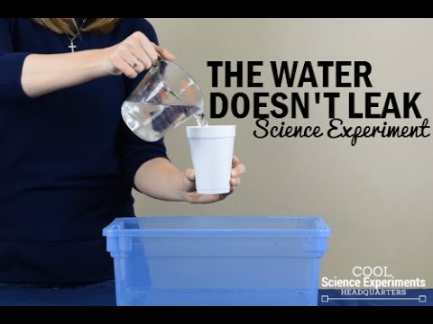 Water Doesn't Leak Experiment