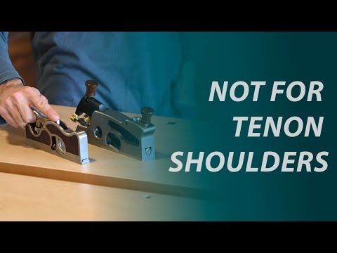 Using the shoulder plane to make rebates