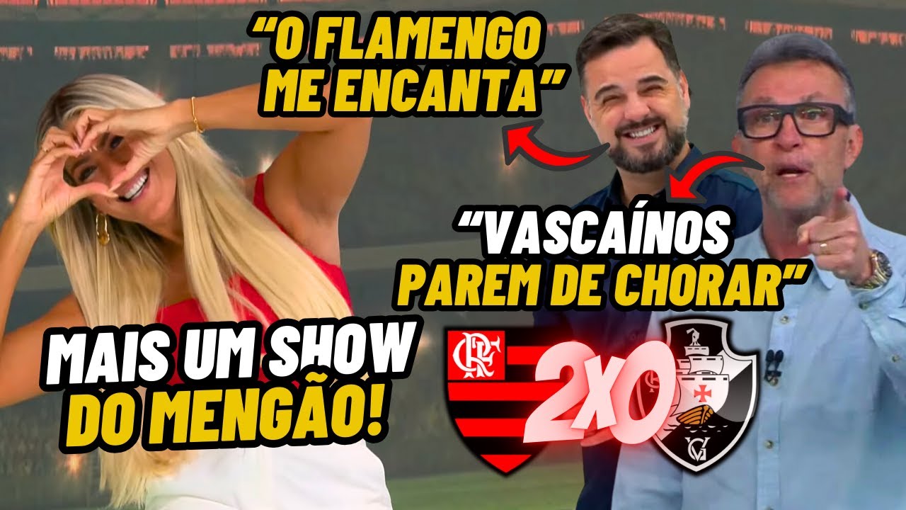 INCRÍVEL! Neto DEFENDE Flamengo e ZOA VASCAÍNOS CHORÕES | Renata Fan só ELOGIOS ao Mengão AO VIVO