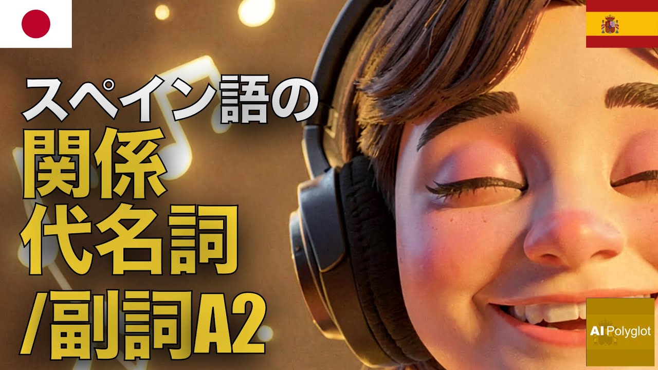 スペイン語の関係代名詞/副詞A2 | 聞き流し | Spanish | 実用例文付き