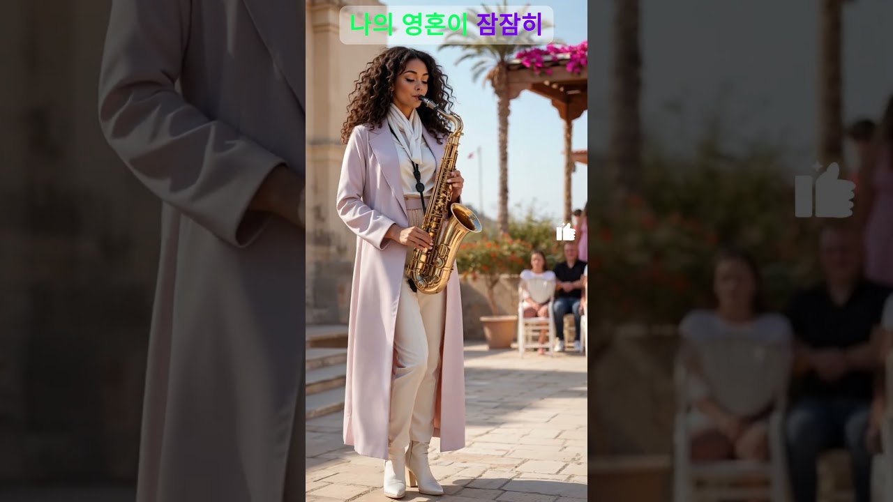 나의 영혼이 잠잠히 |🎷| 색소폰 찬송가 연주 | #색소폰연주 #트로트 #kTrot #shorts  #명곡 #kpop #7080 #트롯 #현역가왕 #댄스 🎶