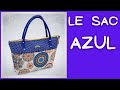 Tuto #diy pour coudre un tote bag multi-poches facilement , Le sac AZUL 😍