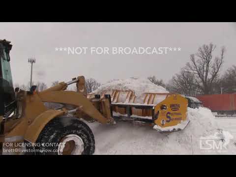 04-11-2019 St Cloud, MN - Blizzard and Jack-knifed Tractor Trailers