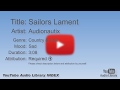 Sailors Lament Audionautix Country Folk Sad YouTube Audio Library BGM