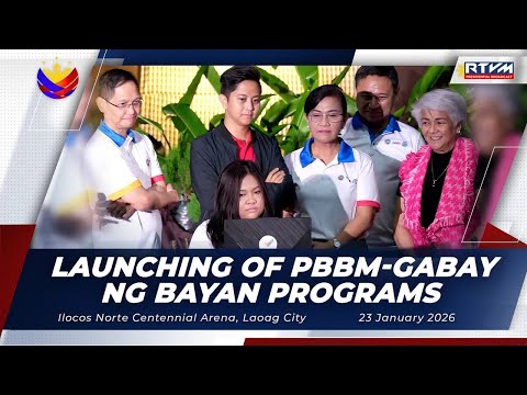 Launching of PBBM-GABAY ng Bayan Programs 1/23/2026