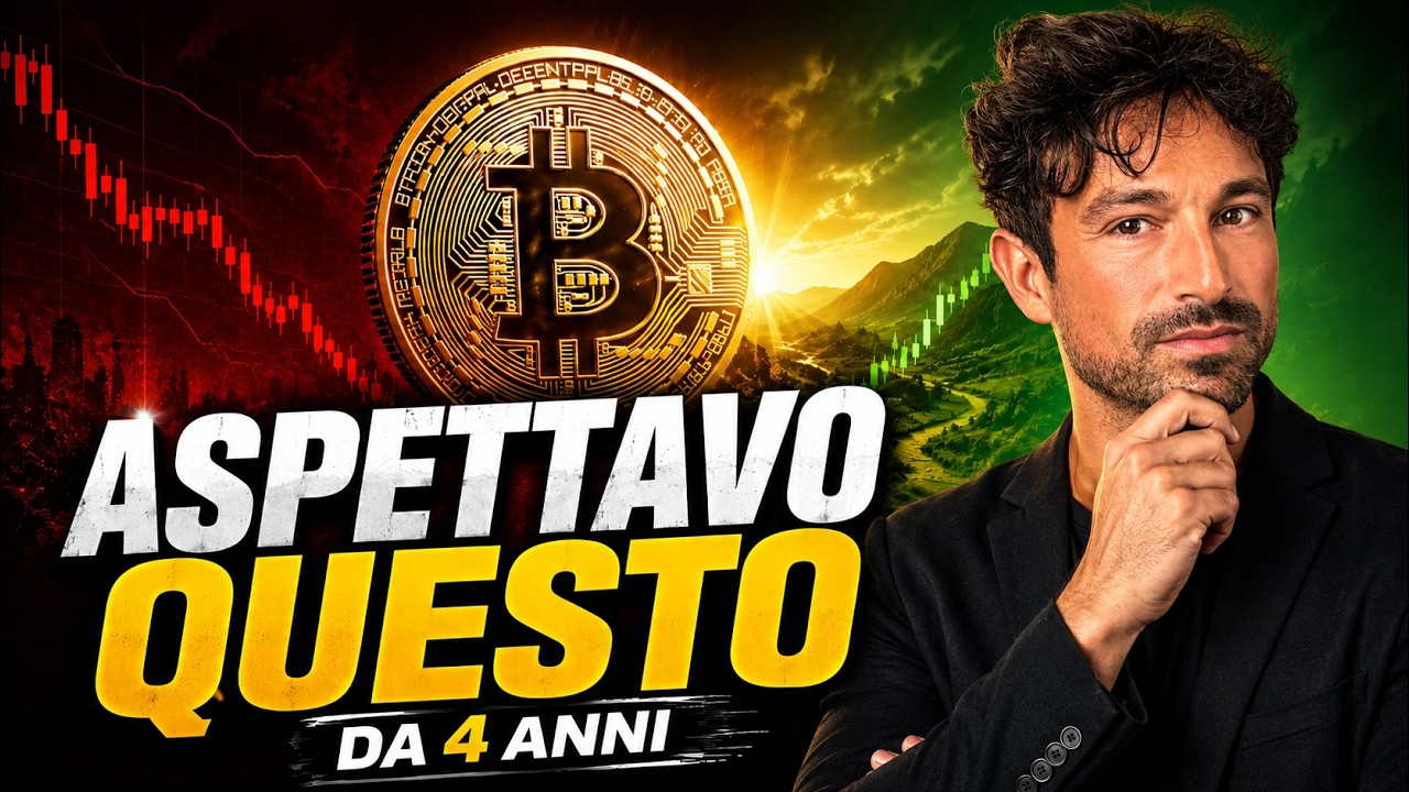 BITCOIN, CRYPTO: QUESTO È IL MOMENTO CHE ASPETTAVO DA 4 ANNI