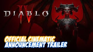 Diablo IV - Official Cinematic Announcement Trailer | 4K