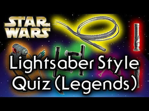 Find out YOUR lightsaber HILT style! (Legends) - Star Wars Quiz