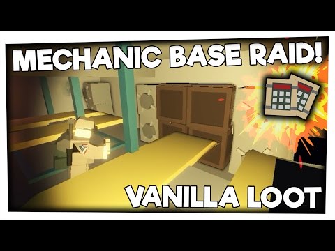 Unturned SEATTLE'S MECHANIC SHOP RAID AT NIGHT! - Unturned Vanilla Base Raid