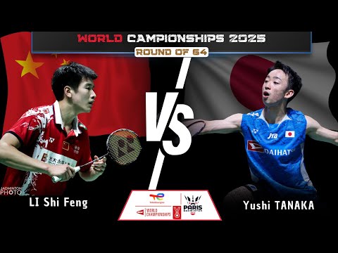 SHOCKING 🔥 LI Shi Feng (CHN) vs Yushi TANAKA (JPN) | World Championships 2025 Badminton