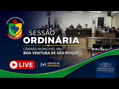 Sessão Ordinária da Câmara Municipal de Boa Ventura de São Roque - 01/09/2026