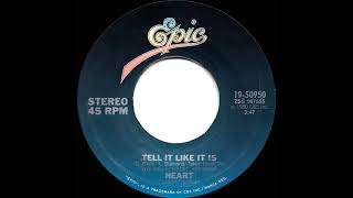 1981 HITS ARCHIVE: Tell It Like It Is - Heart (stereo 45 single version)