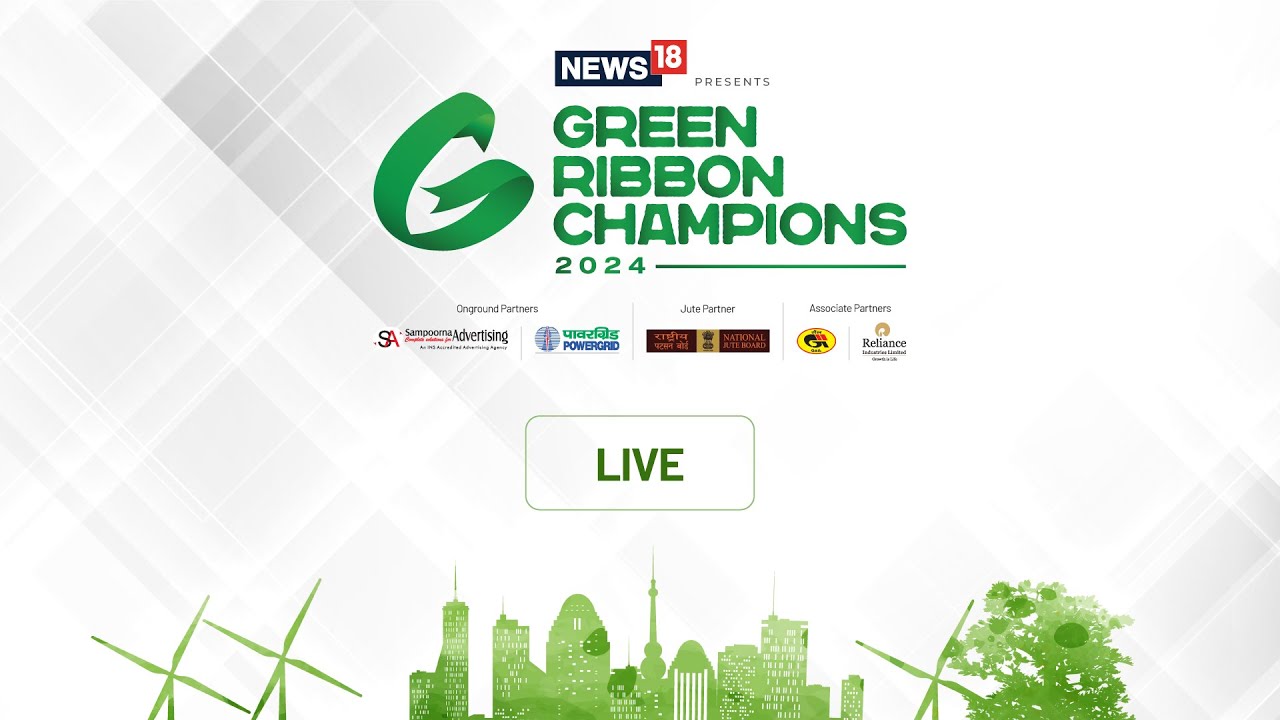 News18 Green Ribbon Champions 2024 | Celebrating Environmental Trailblazers- Tune in LIVE | N18L