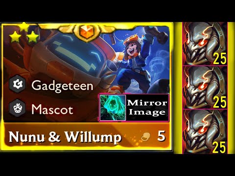 Nunu 3 Star with 3x Titan Creates Massive Snowball Oneshot Every Unit Leblanc Mirror Image TFT SET 8
