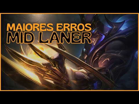Maiores ERROS que todo MID laner do low elo comete!!