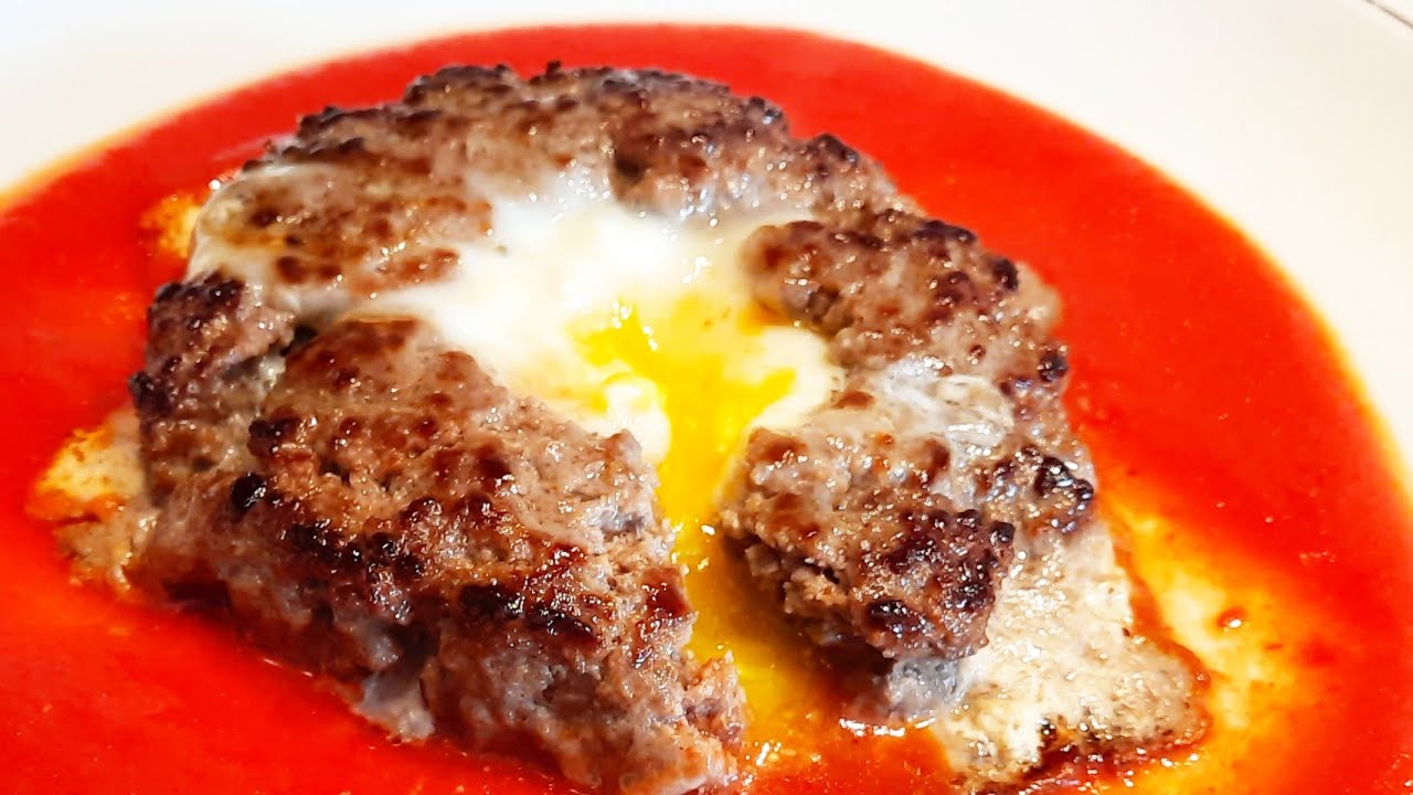 Hamburger con Uovo al pomodoro no Talking.