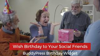 BuddyPress Members Upcoming Birthdays Widget - User Wish each other Birthday using Private Message