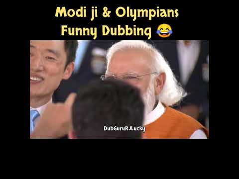 MODI JI & OLYMPIANS | FUNNY DUBBING 😂😂😂😂