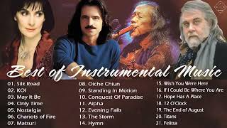 Download lagu Kitaro , Yanni , Enya , Vangelis Best of Instrumental Music -  The Greatest Hits Playlis 2022 mp3