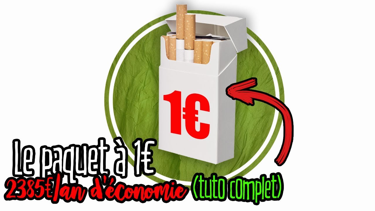 ?? Le paquet de cigarette à 1€ au lieu de 10€ (sans additif)