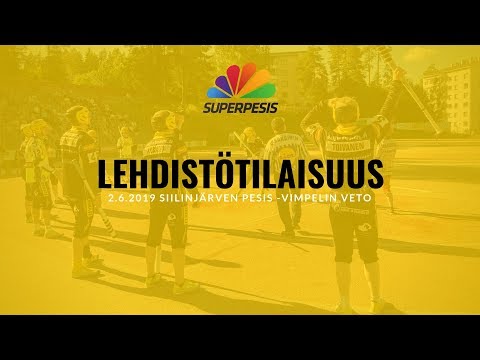 Lehdistötilaisuus: SiiPe - Vimpelin Veto 2.6.2019