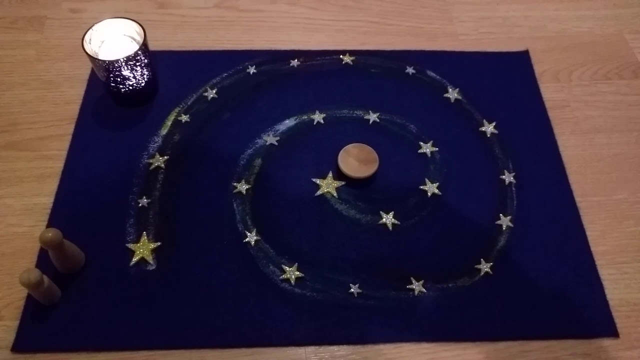 Making your own Advent Spiral