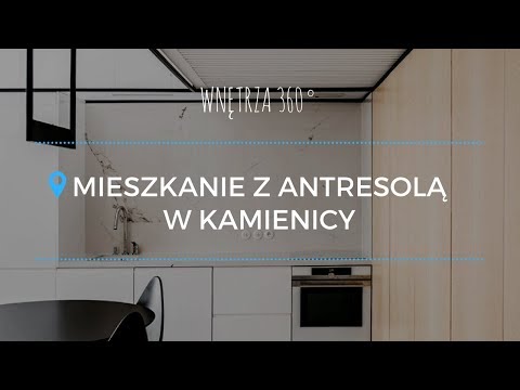 Mieszkanie w kamienicy z antresolą #projektwnętrz #architekt