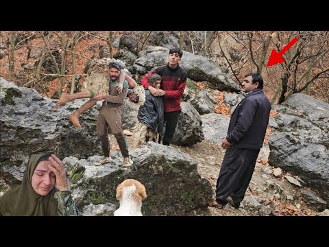 Living in the most difficult conditions, Hussein's relentless effort to return to the village