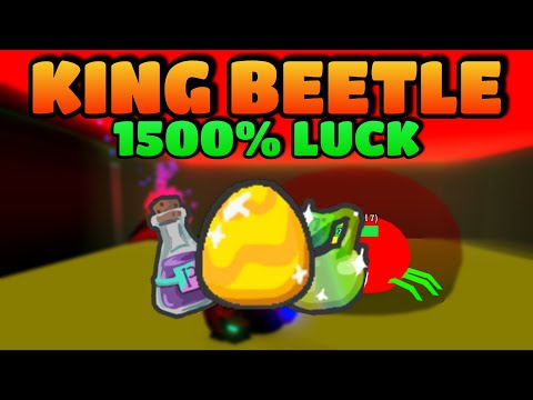 Defeating 10 King Beetles With 1500% Loot Luck! - Bee Swarm Simulator