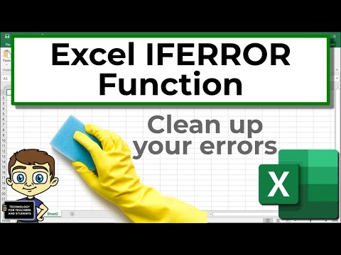 The Excel IFERROR Function: Clean up Your Excel Errors