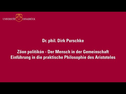 Zoon Politikon - Der Mensch in der Gemeinschaft (Sommersemester 25)