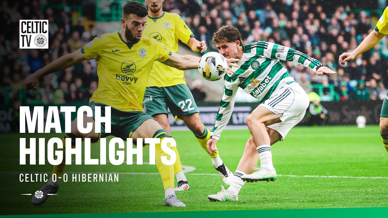 Scottish Premiership Highlights: Celtic 0-0 Hibernian (27/09/25)