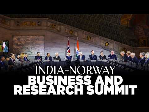 PM Modi inaugurates the India-Norway Business and Research Summit