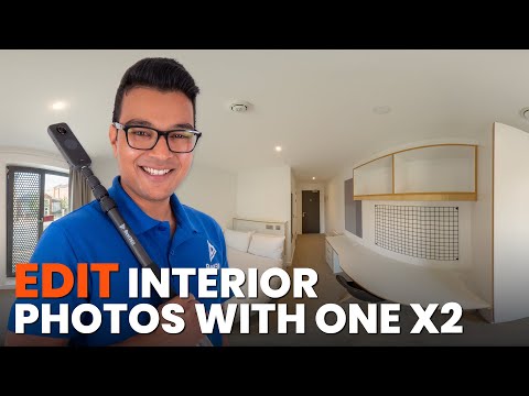 How To Edit The Best Interior Photos For Virtual Tours Using Insta360 ONE X2