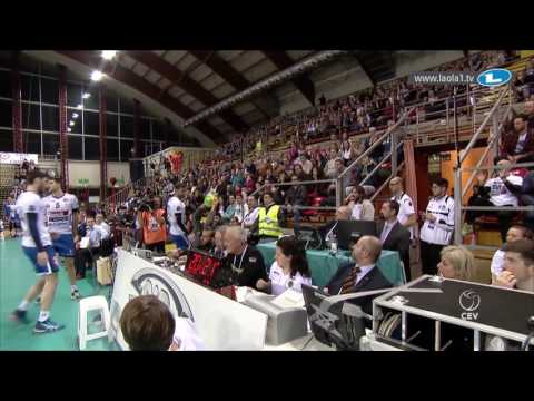 2017 CLVolleyM - 4th Round Leg 2 - Sir Sicoma Colussi PERUGIA vs Knack ROESELARE