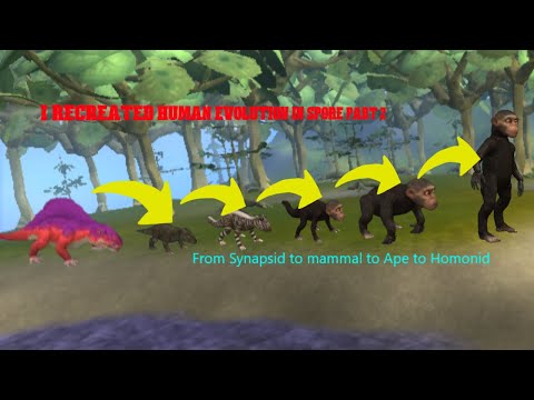 I Recreated HUMAN EVOLUTION in SPORE (Part 2)