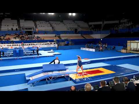 ESPECHE Julieta (ARG) W - 2019 Trampoline Worlds, Tokyo (JPN) - Qualification Double Mini R2