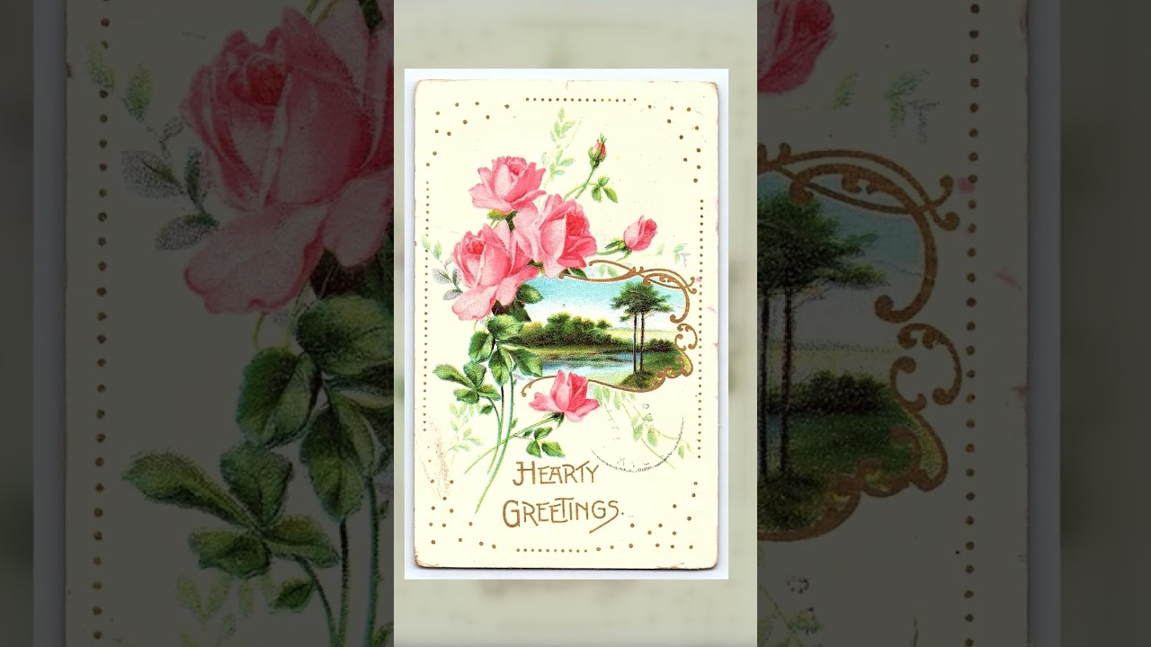 Hearty Greetings, Divided Back Postcard, South Dakota, 1911 Video