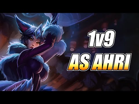 How To 1v9 As Ahri When Your Team Feeds ~ Rank 1 Ahri LegitKorea