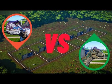 🌍 Jurassic World Evolution - 6 Indoraptors Vs 6 Feathered Raptors Breakout and Fight!