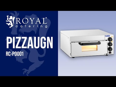 video - Pizzaugn - 1 kammare - Royal Catering - 2,000 W - Ø 36 cm